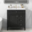 Meuble-lavabo de 30 po avec lavabo supérieur, armoire de rangement moderne avec 2 tiroirs et un tiroir basculant, meuble-lavabo simple (identique à SW000122AAE-1)-115898707