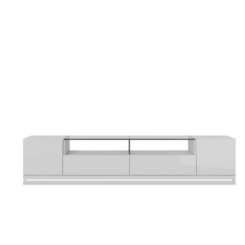 Graidy TV Stand for TVs up to 70", White Gloss