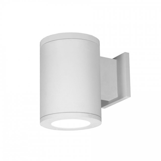 Applique à bras extérieur à del Tube, H 9,5 po x l 6 po, Blanc