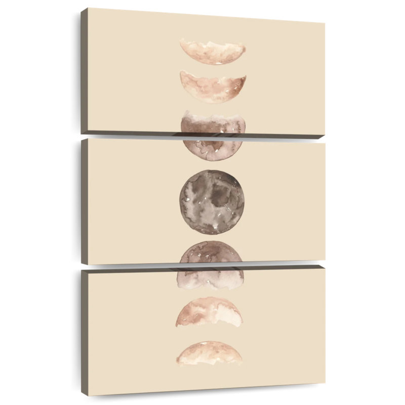 Phases d'Oberle de la lune II, H 32 po x l 20 po