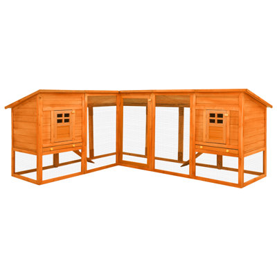 Cage à lapin avec rampe Caleidih