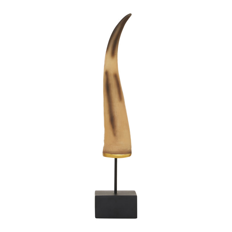 Fredericksen Abstract Figurines & Sculptures, Natural/Black