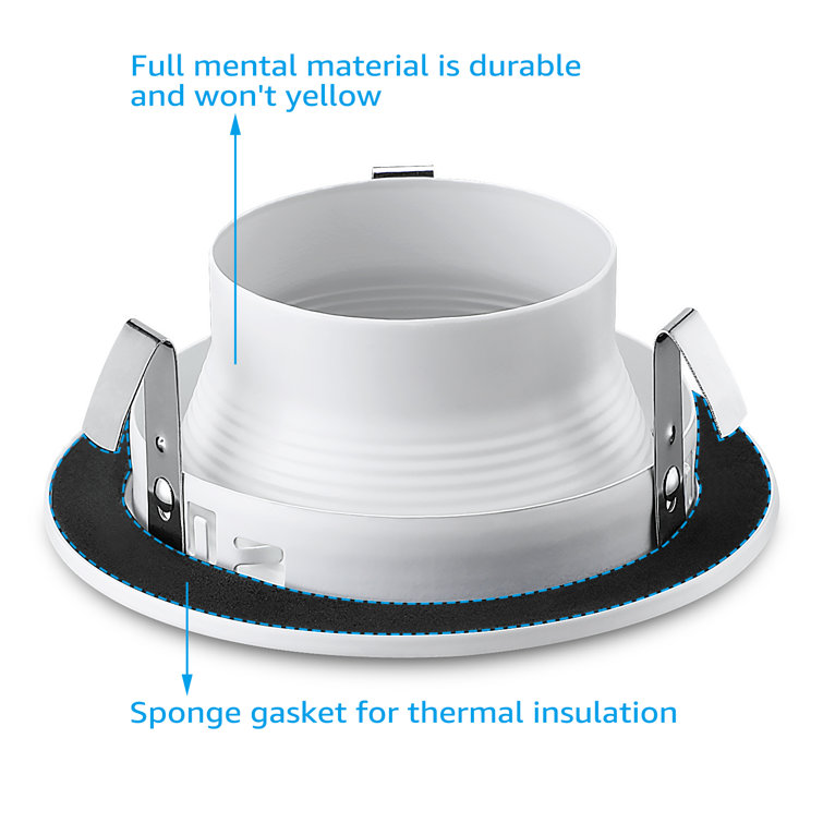 12Pack 4" Recessed Light Black Baffle Trim, Full Metal, Ceiling Can Trim 4 Inch Can Fit Halo Juno Remodel Housing Par16 Par20 Br20 7b8d131b 489a 4f31 9c07 Fef0763e7025.c5fe13e71dd284987371b985a89b50e2