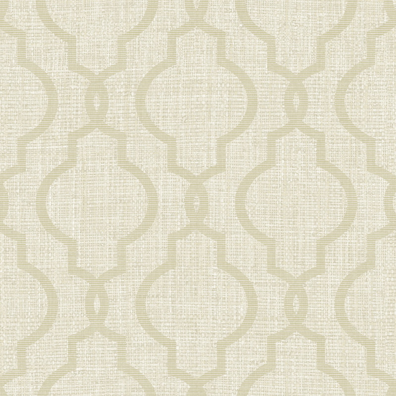 Rouleau de papier peint texturé 33 pi x 20,5 po Paonia, Taupe, Papier