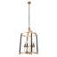 Luminaire suspendu en métal 6 lumières Farmhouse