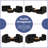 5 Piece Outdoor Furniture Set With Seat & Back Cushions Acacia Wood Tabletop-605624183