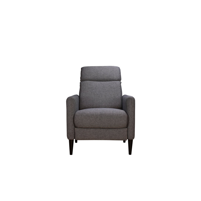 Molson Pushback Recliner Chair, Gunmetal Black