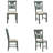 Broomhedge 4 - Person Four Leg Dining Set-1837567058