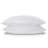 Serta Down Illusion Cotton Cover Bed Pillow, Down Alternative Balanced Support, 2 pack, Jumbo in White -53000484