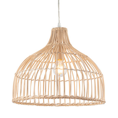 1 - Light Beige Dome Pendant