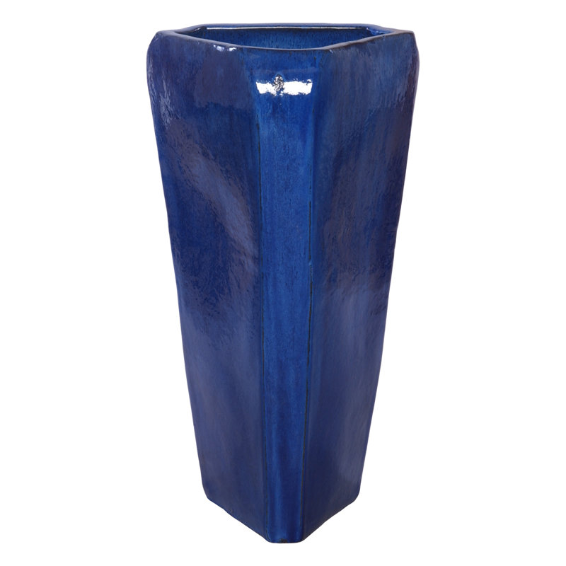 Treasa Handmade Ceramic Planter, Blue