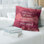 Coussin de voyage en faux pierres de voyage love love