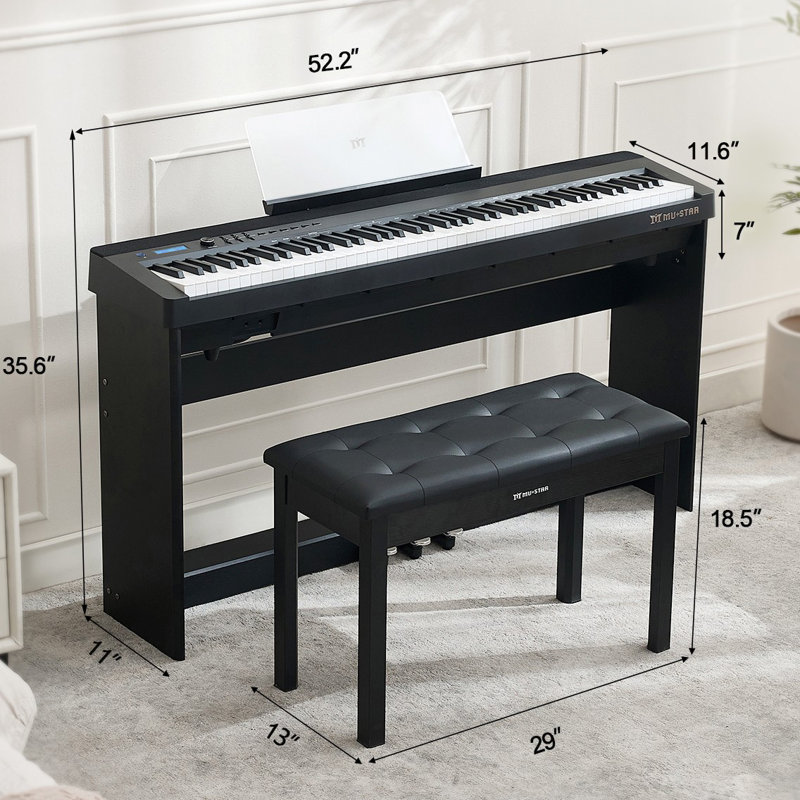 Banc de rangement en bois, Noir
