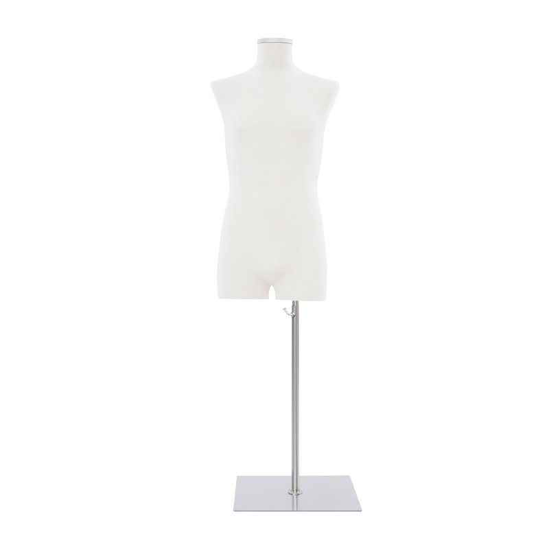 Mannequin homme avec support demi-longueur