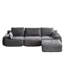 Canapé modulaire en mousse viscoélastique de haute qualité, 3 places, sans siège pour salon, modulaire-1570645525