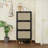 Shoe Storage Cabinets | 3-Door Freestanding Modern Engineered Rattan Shoe Organizer | Gold Handles | Particle Board | Entryway-2086957845