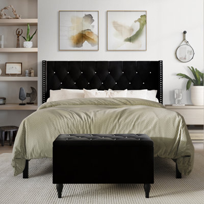 Falaq Solid Wood Piece Bedroom Set