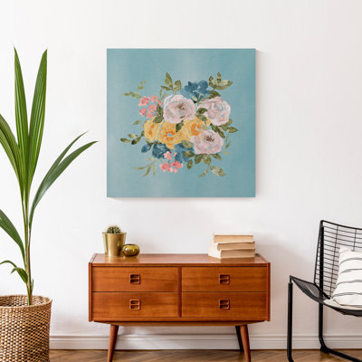 Fleurs colorées, reproduction sur toile