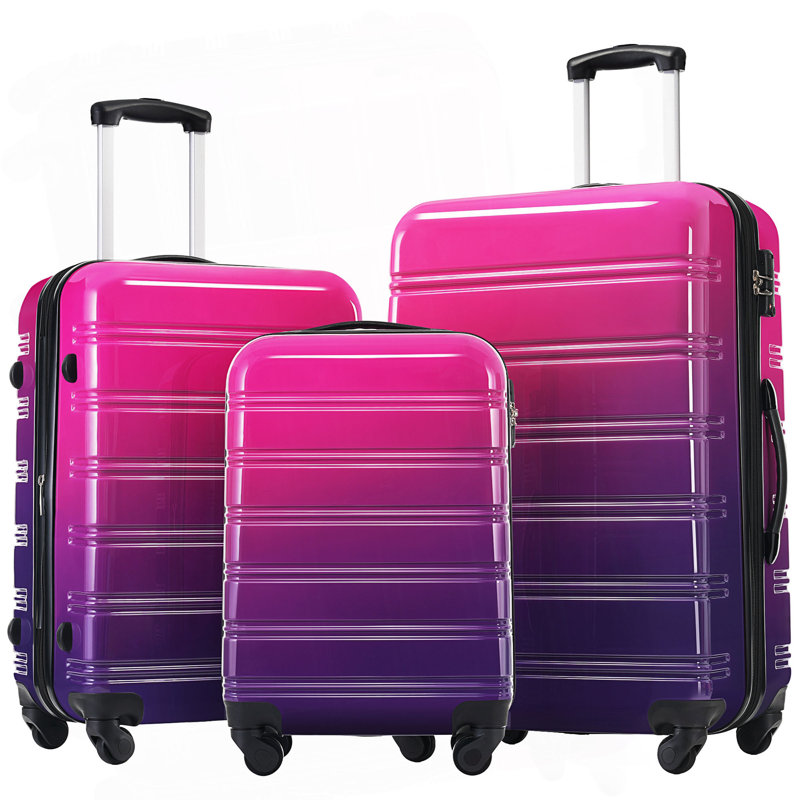 PC Luggage Rack, Multicolor purple