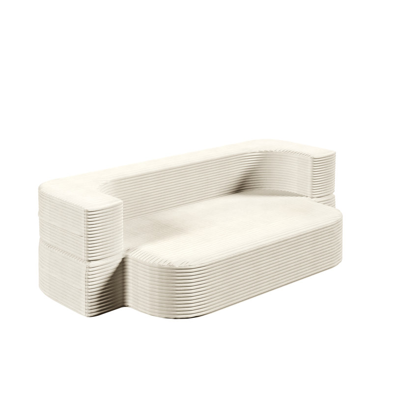 Boneless 2-in-1 Foldable Sofa, Beige