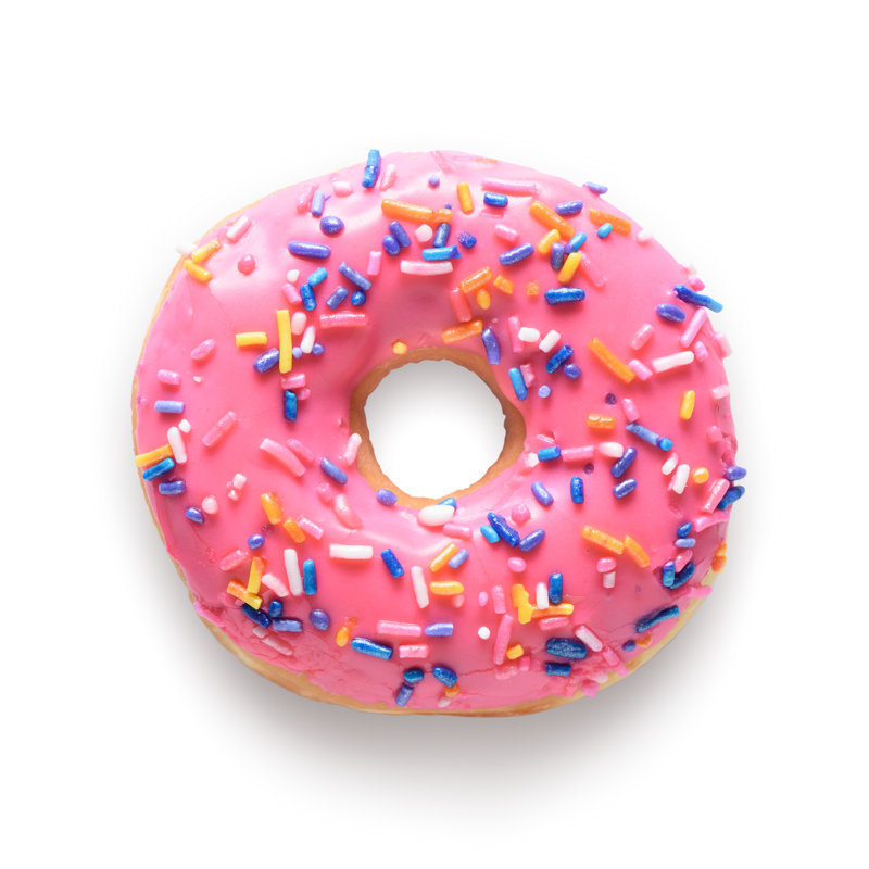 Donut by Choness - Wrapped Canvas Print, 122cm H x 122cm W