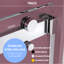 Porte de douche de 72 à 76 po, double coulissement, verre trempé de 3/8 po (10 mm), quincaillerie en acier inoxydable, système de finition coulissant, installation professionnelle recommandée