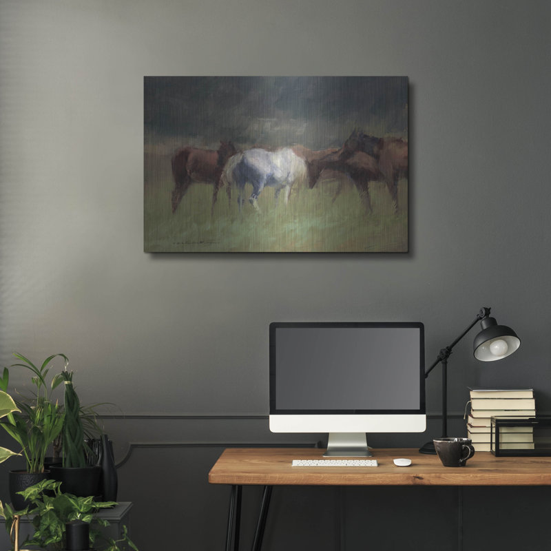 «Southern Horses» par Valtcho Tonov, H 24 po x l 36 po