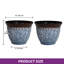 Grandes jardinières rondes bohémiennes, pots à fleurs décoratifs 12,25 po, pots de fleurs intérieur extérieur