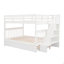 Lit superposé double au-dessus de double avec lit gigogne simple, rangement et garde-corps-92513331-92513325