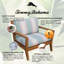 Ensemble de coussins de patio à assise profonde Tommy Bahama, rayé Sunbrella résistant à la décoloration pour canapés de patio, canapés modulaires et chaises longues, l 24 po x P 24 po, 4 po d'épaisseur, réversible, bandeau pastel-131480141