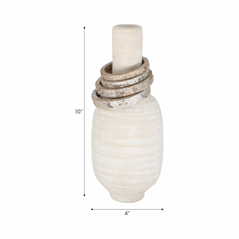 Ceramic/Porcelain Table Vase, 10"