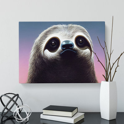 An Adorable Sloth - Wrapped Canvas