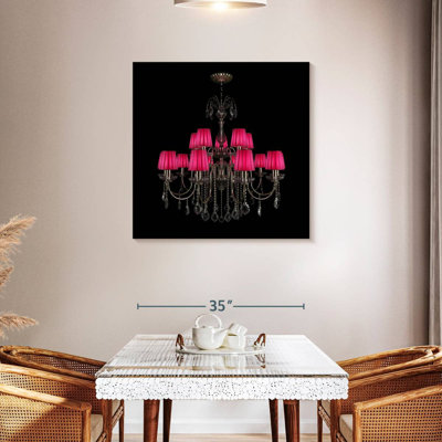 Kerner Pink Accented Chandelier