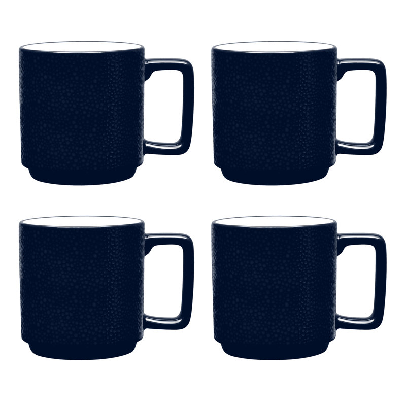 Verres à vin Noritake Colortex, 16 oz., Ensemble de 4, Marine