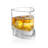 JoyJolt Aqua Vitae Triange Whiskey Glass, 9.9oz