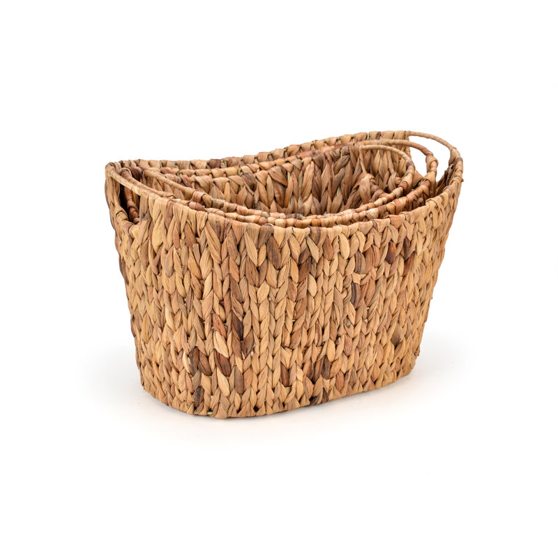 Highland Dunes Wicker Decorative Basket