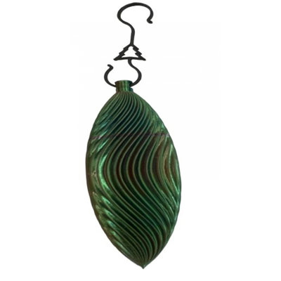 3D Printed Green Cone Shaped Ornaments