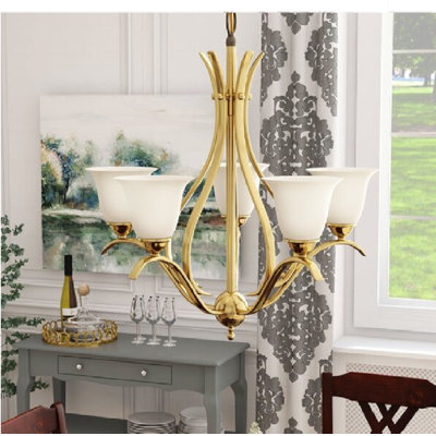 Dover 5 - Light Dimmable Empire Chandelier