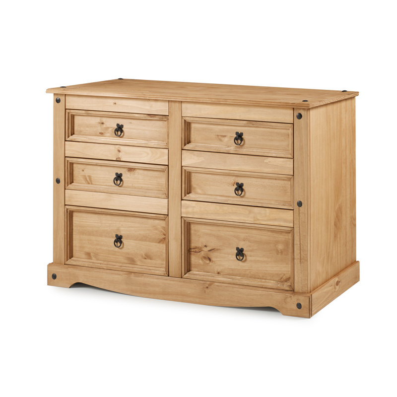 Bridewell 132cm W 6 - Drawer Chest of Drawers