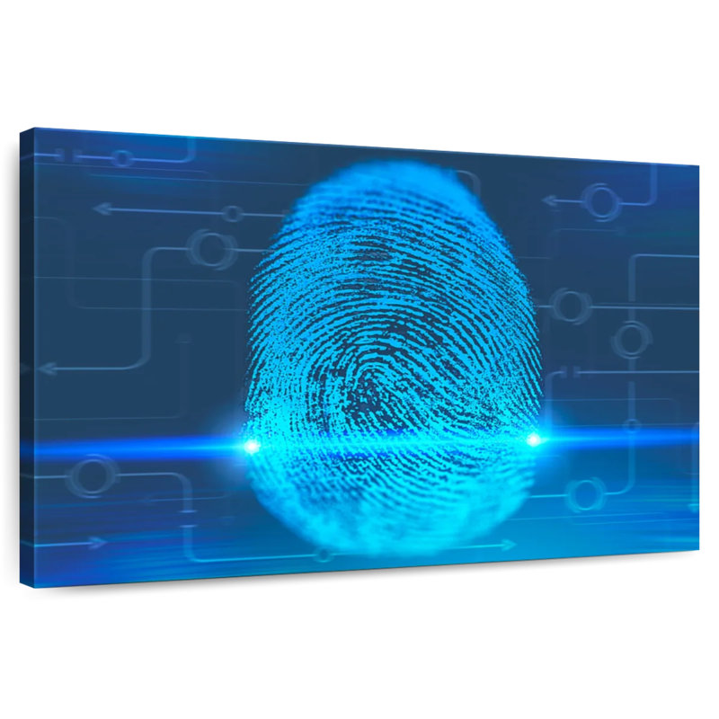 Keiri Digital Fingerprint, 16" H x 24" W