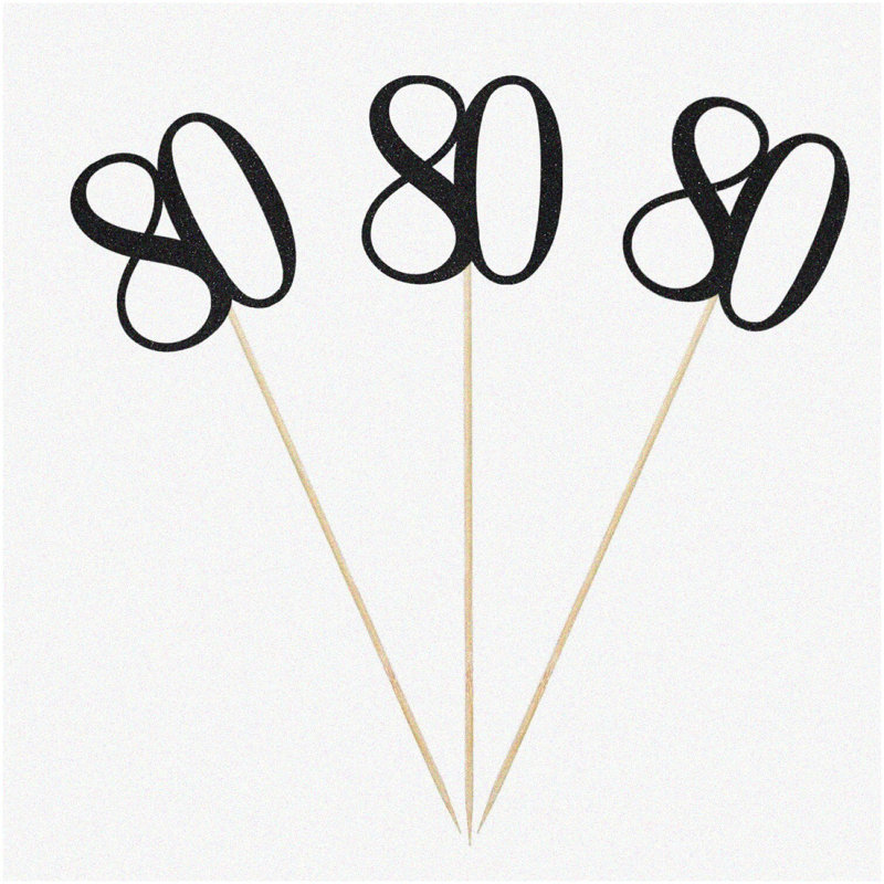 57th Birthday Banner Black 16 pcs