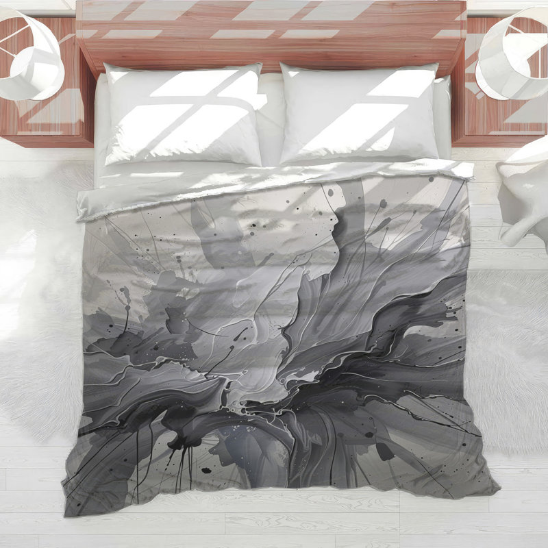 Abstract Bedding Art Comforter Modern, Queen