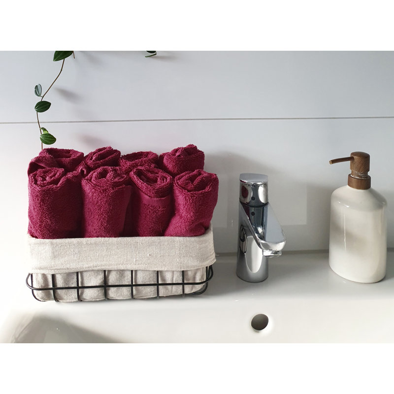 Midweight Bath Towel, Bordeaux