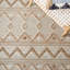 Landenberg Hand Woven Jute/Wool/Cotton Southwestern Rug in Natural/Ivory-240487491