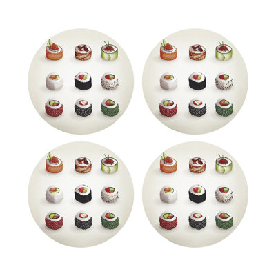 Sushi Go Pebble 16" Vinyl Placemat