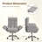 Wide Pet‑Friendly Reclining Swivel Office Chair-757632142