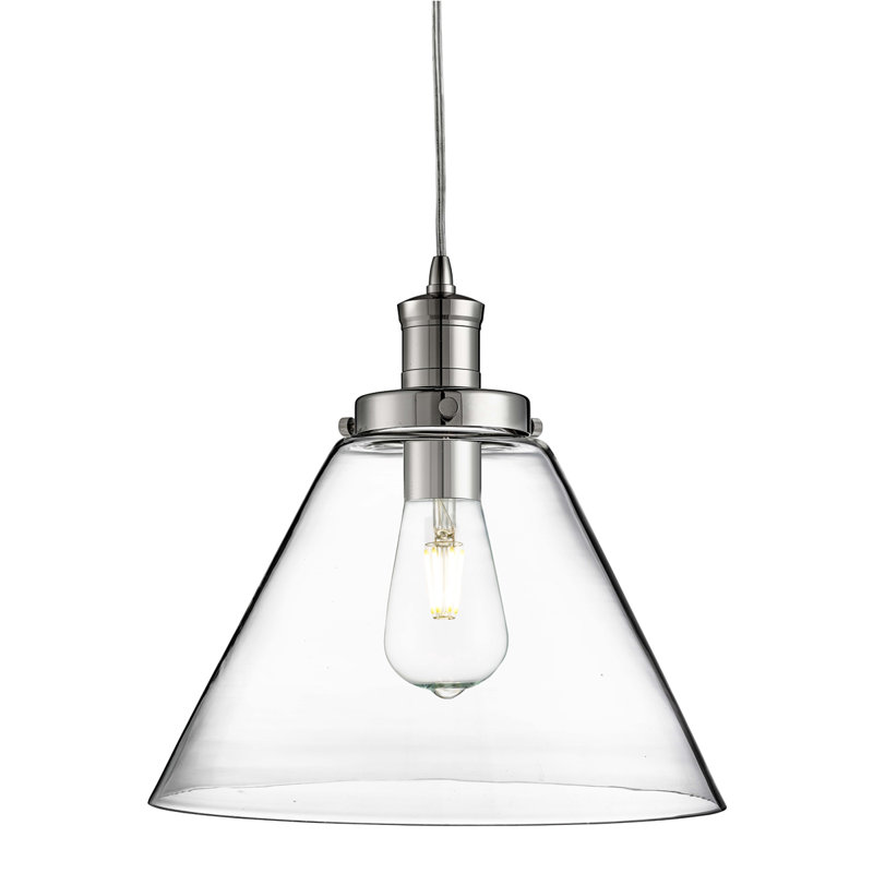 Annmarie 1 - Light Cone Pendant, Chrome