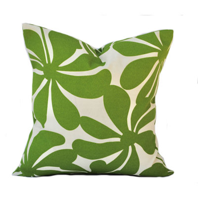 Floral Outdoor Reversible Pillow Cover