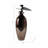 Modern Glass Vase with Sculptural Aluminum Accent, Decorative Metal and Glass Transitional Style Vessel for Contemporary Interiors-68569400