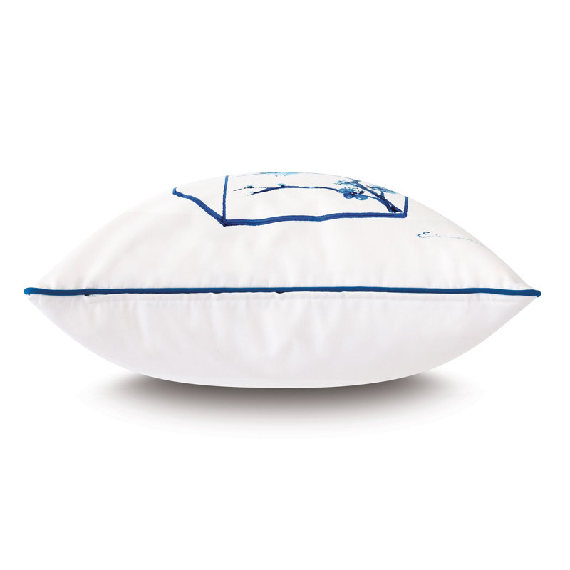 Housse et insert de coussin extérieur en porcelaine, Bleu/blanc/beige